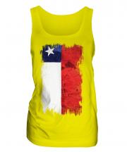 Chile Grunge Flag Ladies Vest