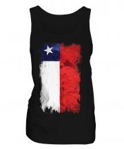 Chile Grunge Flag Ladies Vest