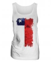 Chile Grunge Flag Ladies Vest