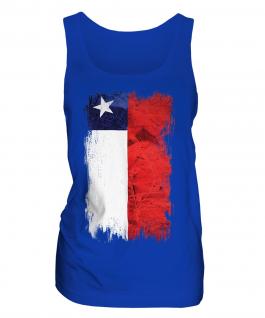 Chile Grunge Flag Ladies Vest