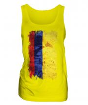 Colombia Grunge Flag Ladies Vest