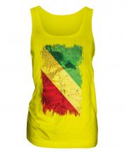 Congo Grunge Flag Ladies Vest