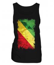Congo Grunge Flag Ladies Vest