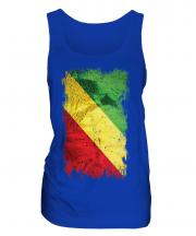 Congo Grunge Flag Ladies Vest