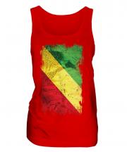 Congo Grunge Flag Ladies Vest