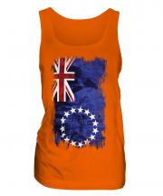 Cook Islands Grunge Flag Ladies Vest