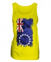 Cook Islands Grunge Flag Ladies Vest