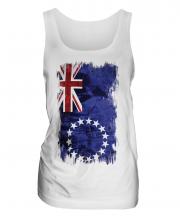 Cook Islands Grunge Flag Ladies Vest