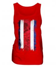 Costa Rica Grunge Flag Ladies Vest
