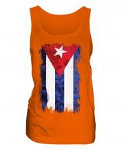 Cuba Grunge Flag Ladies Vest