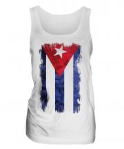 Cuba Grunge Flag Ladies Vest