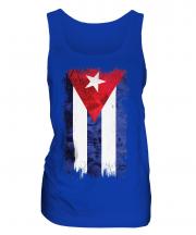 Cuba Grunge Flag Ladies Vest