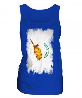 Cyprus Grunge Flag Ladies Vest