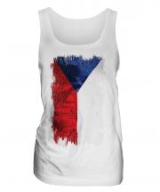 Czech Republic Grunge Flag Ladies Vest