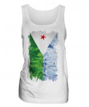 Djibouti Grunge Flag Ladies Vest