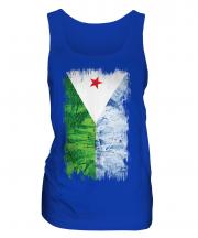 Djibouti Grunge Flag Ladies Vest
