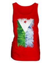 Djibouti Grunge Flag Ladies Vest