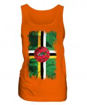 Dominica Grunge Flag Ladies Vest