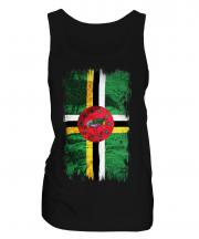 Dominica Grunge Flag Ladies Vest