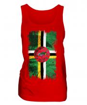 Dominica Grunge Flag Ladies Vest