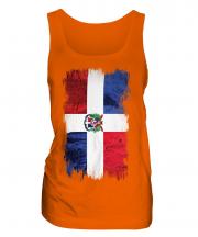 Dominican Republic Grunge Flag Ladies Vest