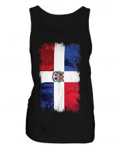 Dominican Republic Grunge Flag Ladies Vest