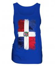 Dominican Republic Grunge Flag Ladies Vest