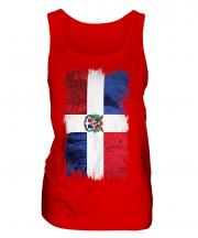 Dominican Republic Grunge Flag Ladies Vest