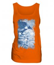 Micronesia Grunge Flag Ladies Vest