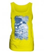 Micronesia Grunge Flag Ladies Vest