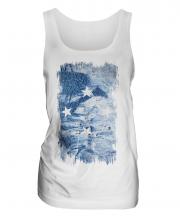 Micronesia Grunge Flag Ladies Vest