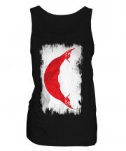 Easter Island Grunge Flag Ladies Vest