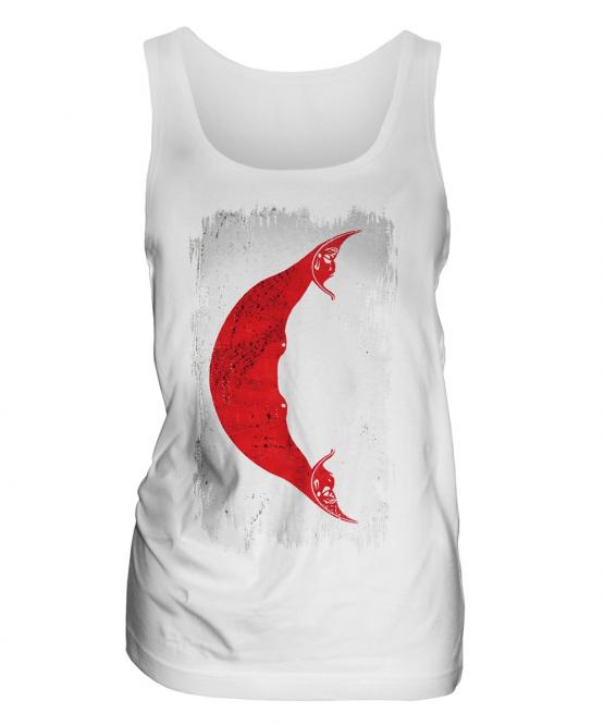 Easter Island Grunge Flag Ladies Vest