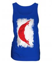 Easter Island Grunge Flag Ladies Vest