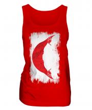 Easter Island Grunge Flag Ladies Vest