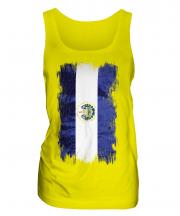 El Salvador Grunge Flag Ladies Vest