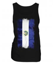 El Salvador Grunge Flag Ladies Vest