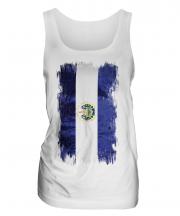 El Salvador Grunge Flag Ladies Vest