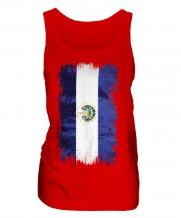 El Salvador Grunge Flag Ladies Vest