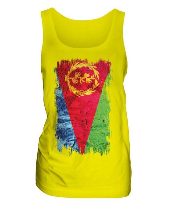 Eritrea Grunge Flag Ladies Vest