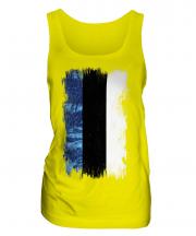 Estonia Grunge Flag Ladies Vest