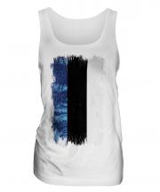 Estonia Grunge Flag Ladies Vest