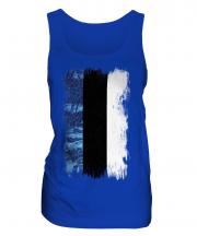 Estonia Grunge Flag Ladies Vest