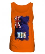 Falkland Islands Grunge Flag Ladies Vest