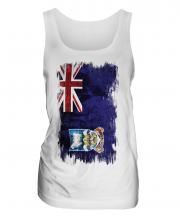 Falkland Islands Grunge Flag Ladies Vest