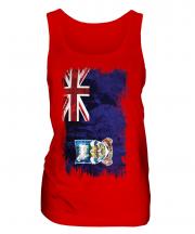 Falkland Islands Grunge Flag Ladies Vest