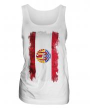 French Polynesia Grunge Flag Ladies Vest