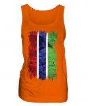 Gambia Grunge Flag Ladies Vest