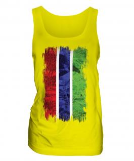 Gambia Grunge Flag Ladies Vest