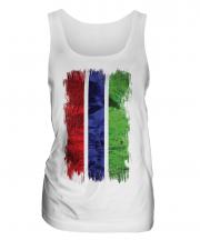 Gambia Grunge Flag Ladies Vest